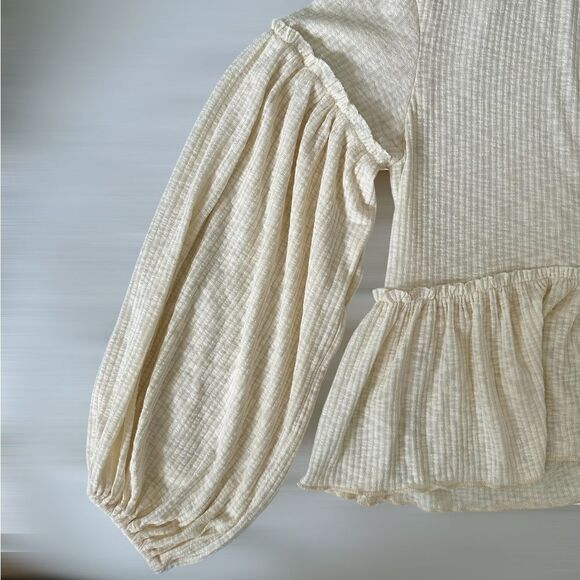 NWOT Altar’d State Boxy Babydoll Top Ivory Size Medium - Picture 5 of 9